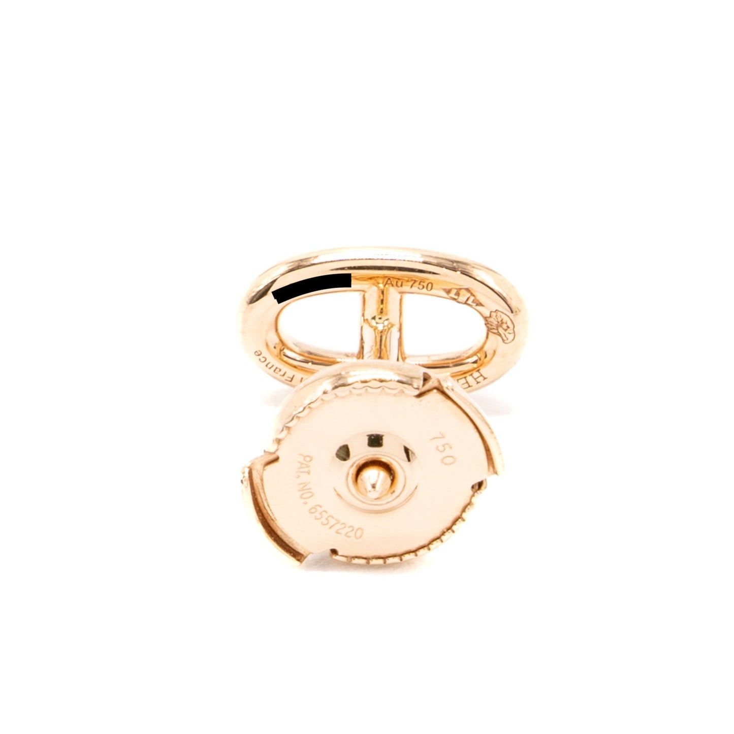Hermes Farandole Earrings Very Small Model Rose Gold
