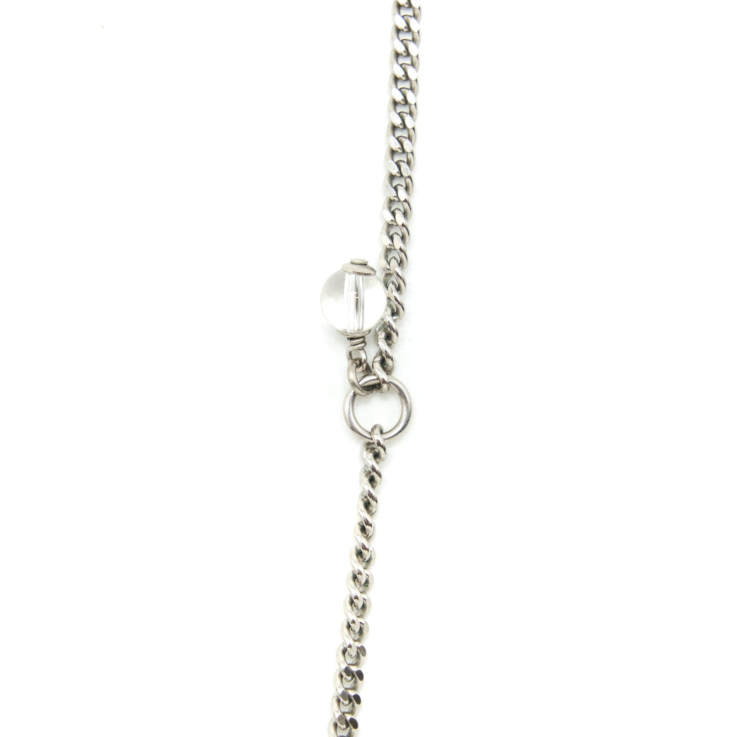 Chanel mini CC logo necklace SHW