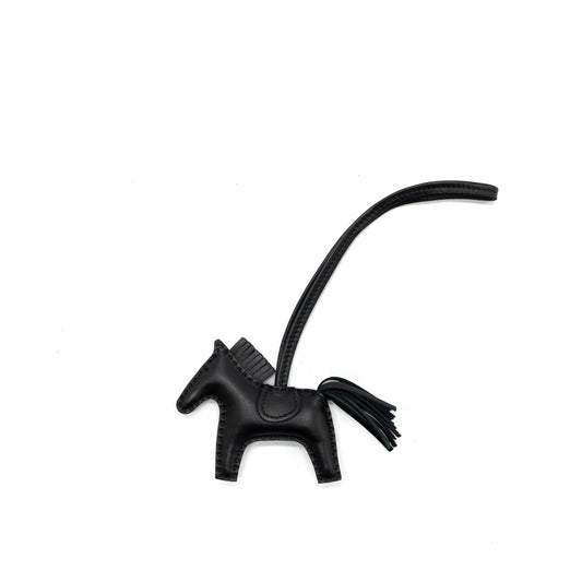 Hermes Rodeo PM Bag Charm So Black Stamp D
