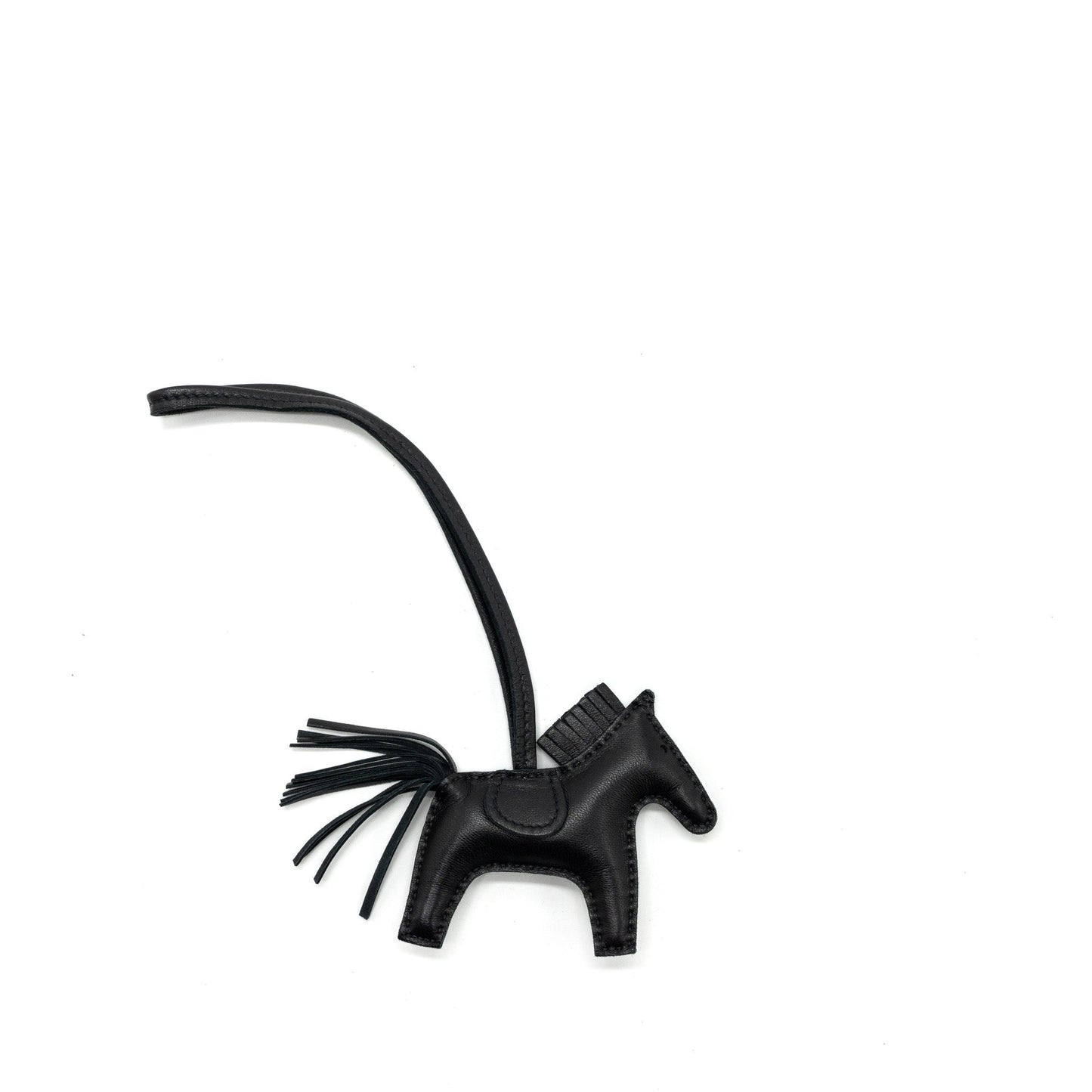 Hermes Rodeo PM Bag Charm So Black Stamp D