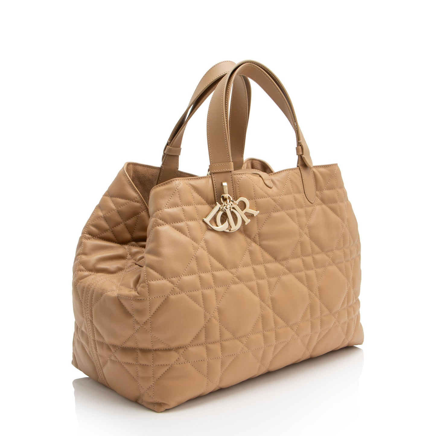 Dior Calfskin Cannage Toujours Large Tote (SHF-U1TKKB)