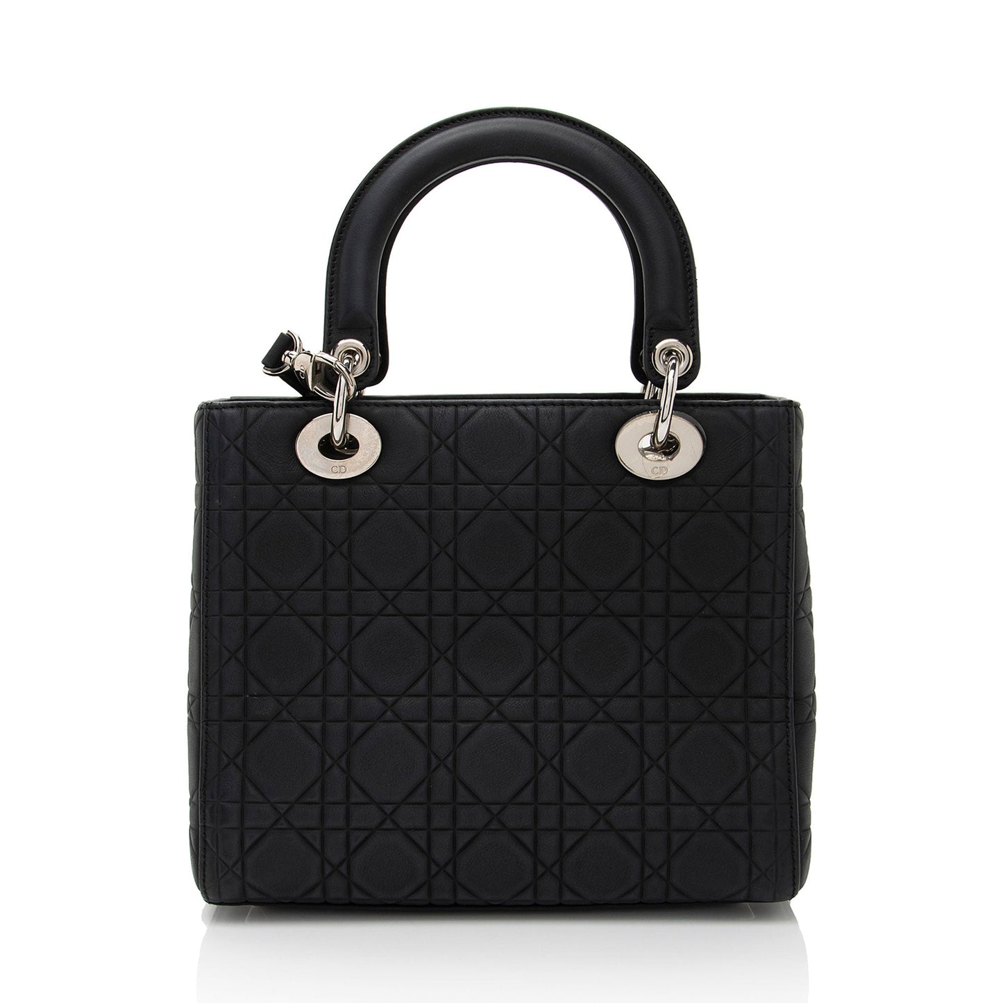 Dior Calfskin Ultra Matte Lady Dior Medium Tote (SHF-7DzMp8)