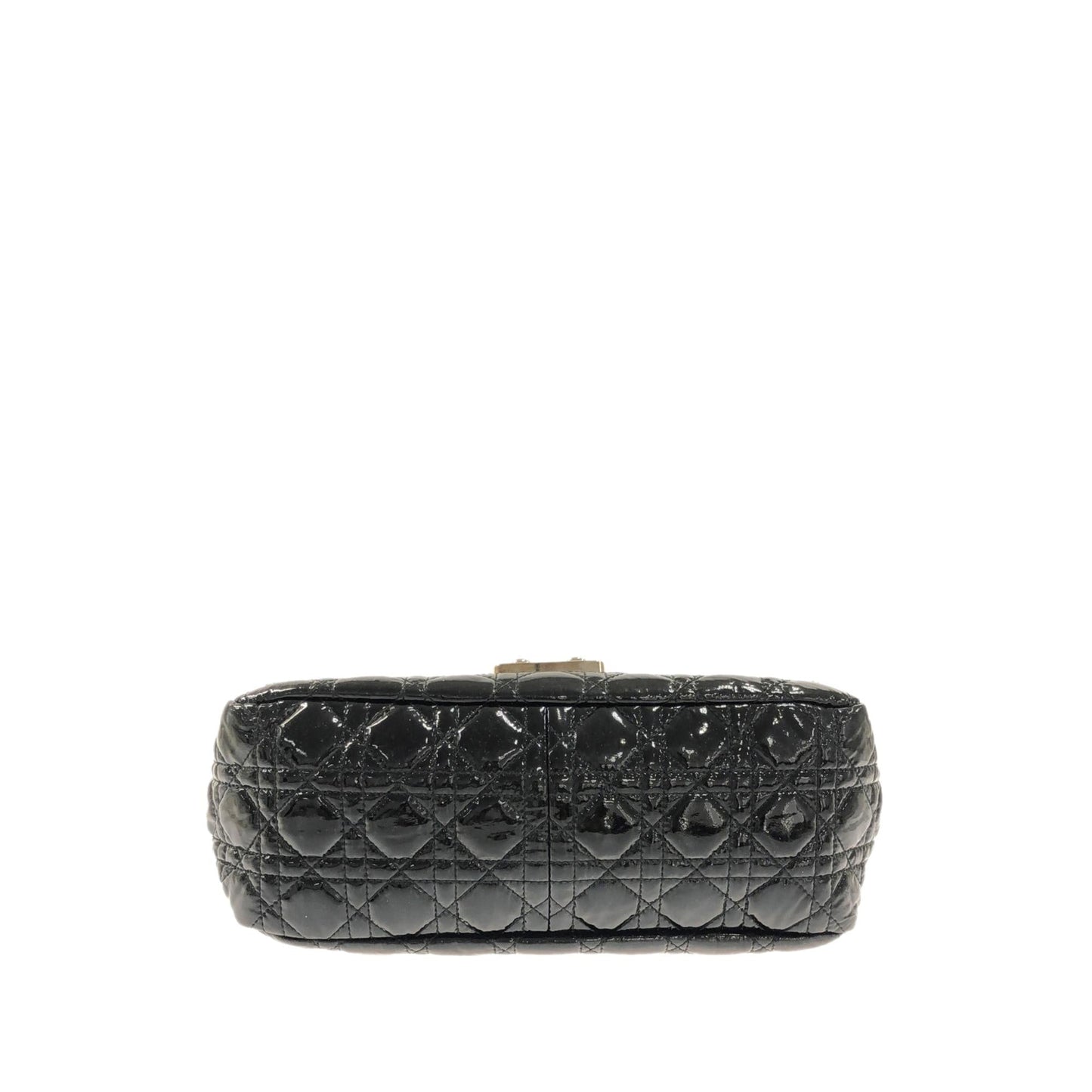 Dior Cannage New Lock Patent Leather Flap Bag (SHG-X1xDnR)