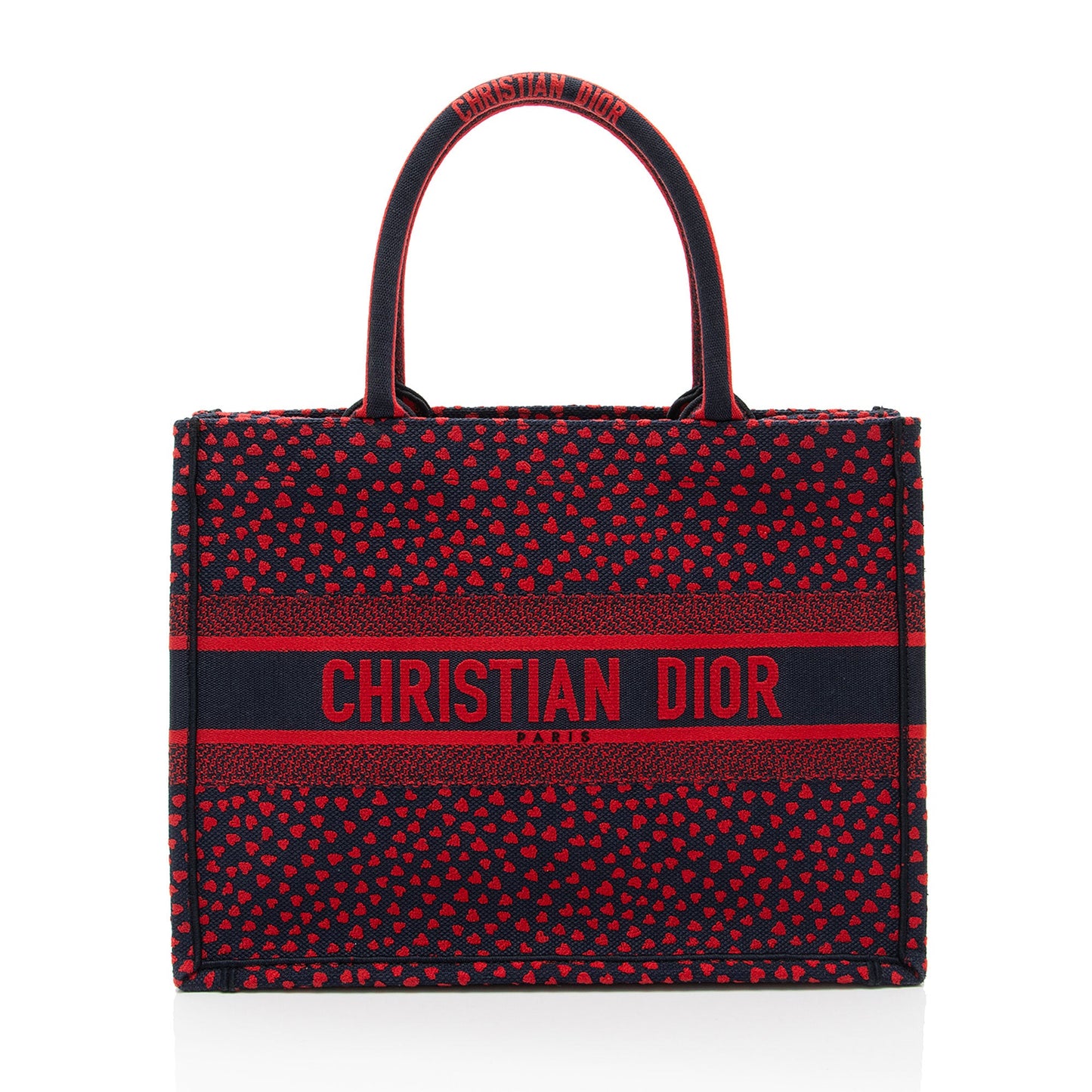 Dior Canvas I Love Paris Medium Book Tote (SHF-DwGsVQ)