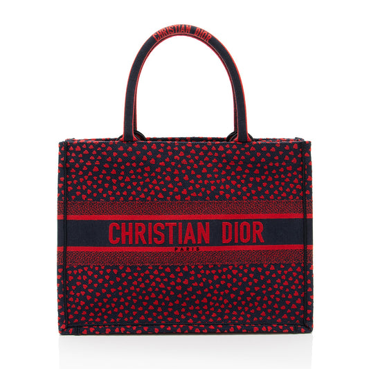 Dior Canvas I Love Paris Medium Book Tote (SHF-DwGsVQ)