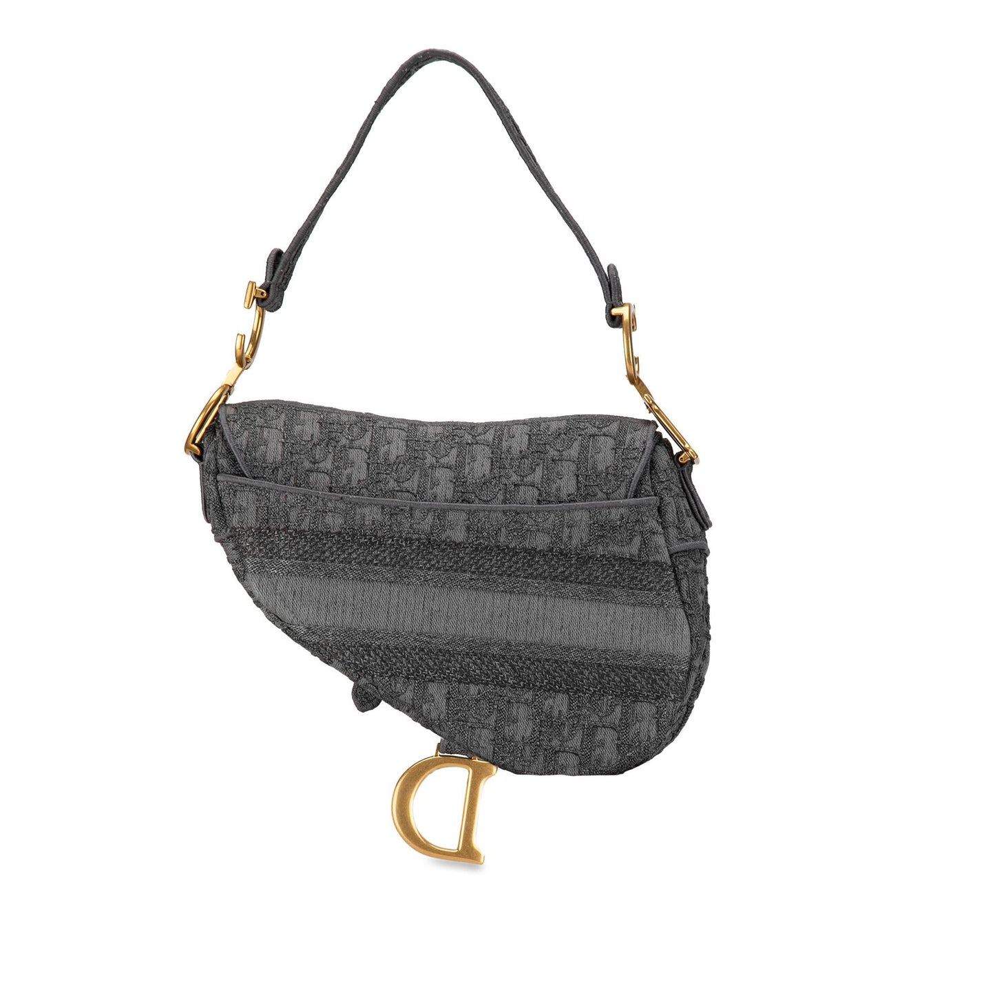 Dior Classic Oblique Embroidered Canvas Saddle Bag (SHG-4UByc7)