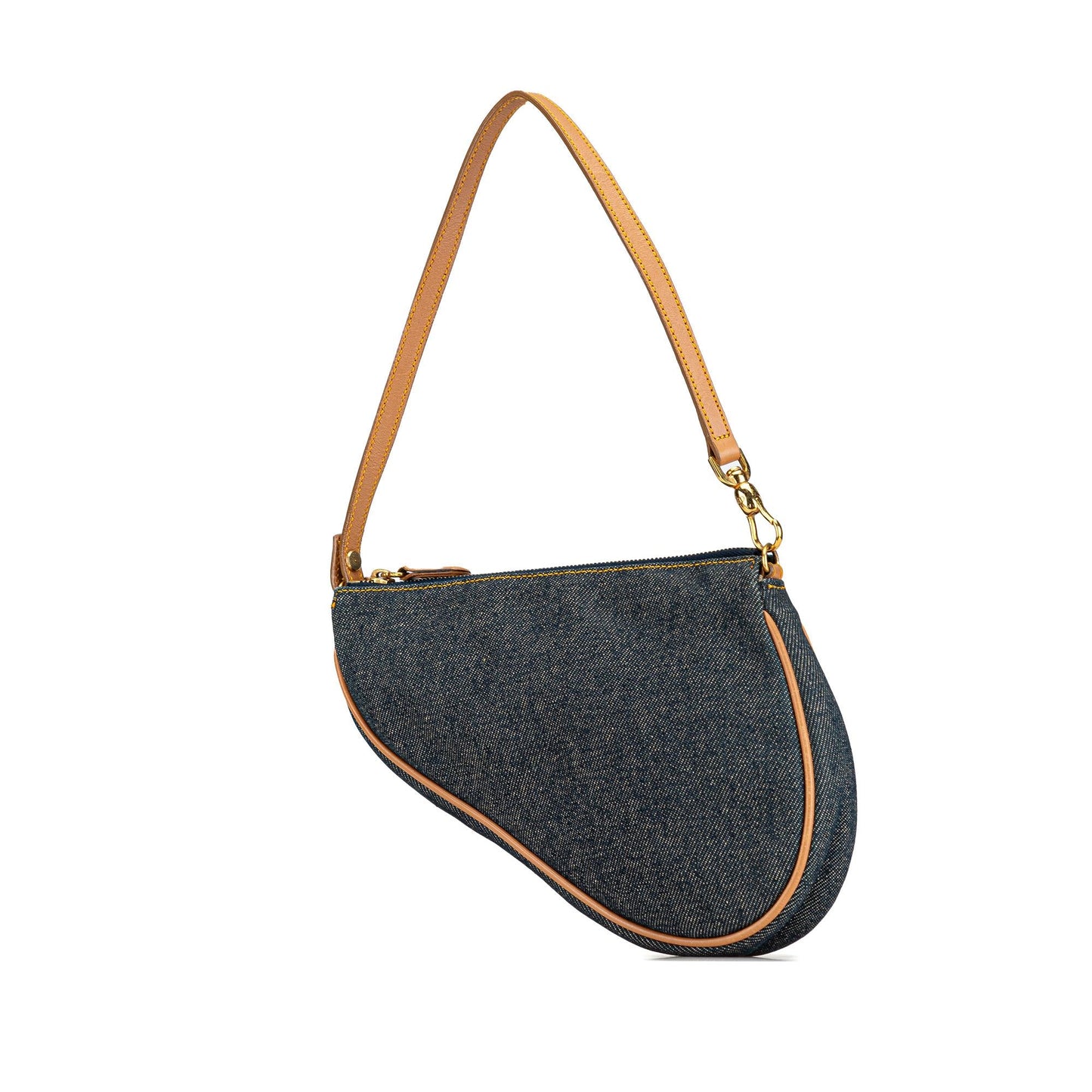 Dior Denim Saddle Pochette (SHG-gVsoYC)