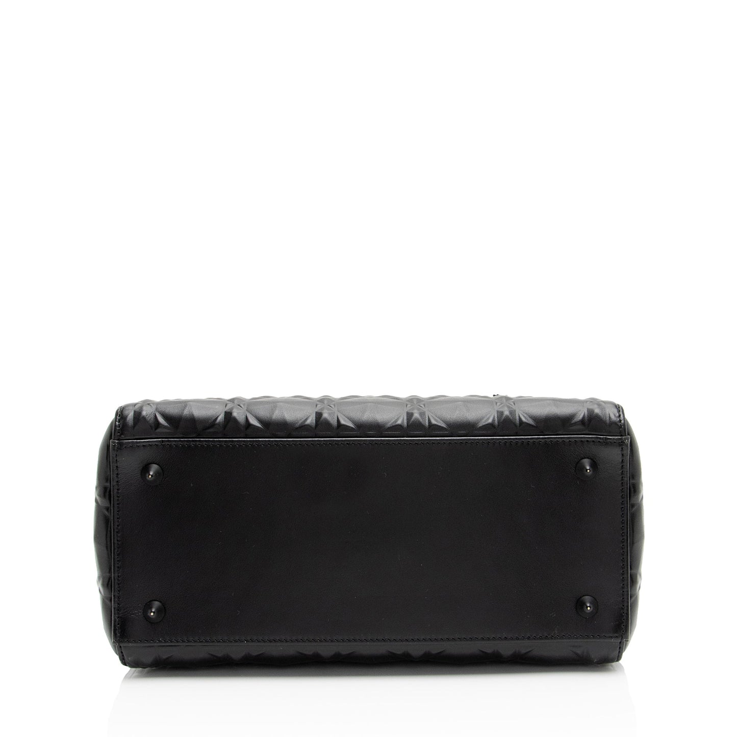 Dior Diamond Calfskin Lady Dior Medium Tote (SHF-39Dale)