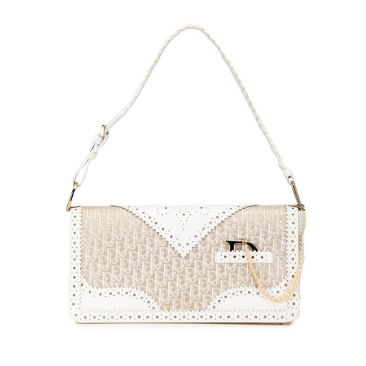 Dior Diorissimo D'Trick Brogue Spectator Bag (SHG-Ebdc7b)