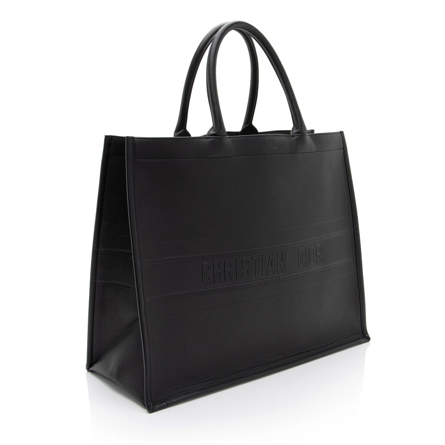 Dior Embossed Calfskin Large Book Tote (SHF-1Gnic2)