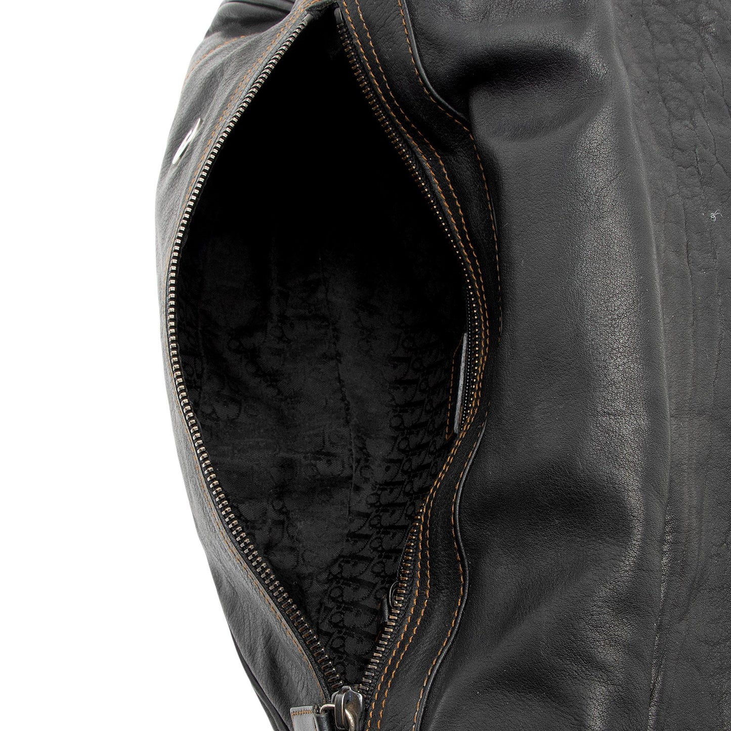 Dior Leather Gaucho Double Saddle Shoulder Bag (SHF-e3nNRE)