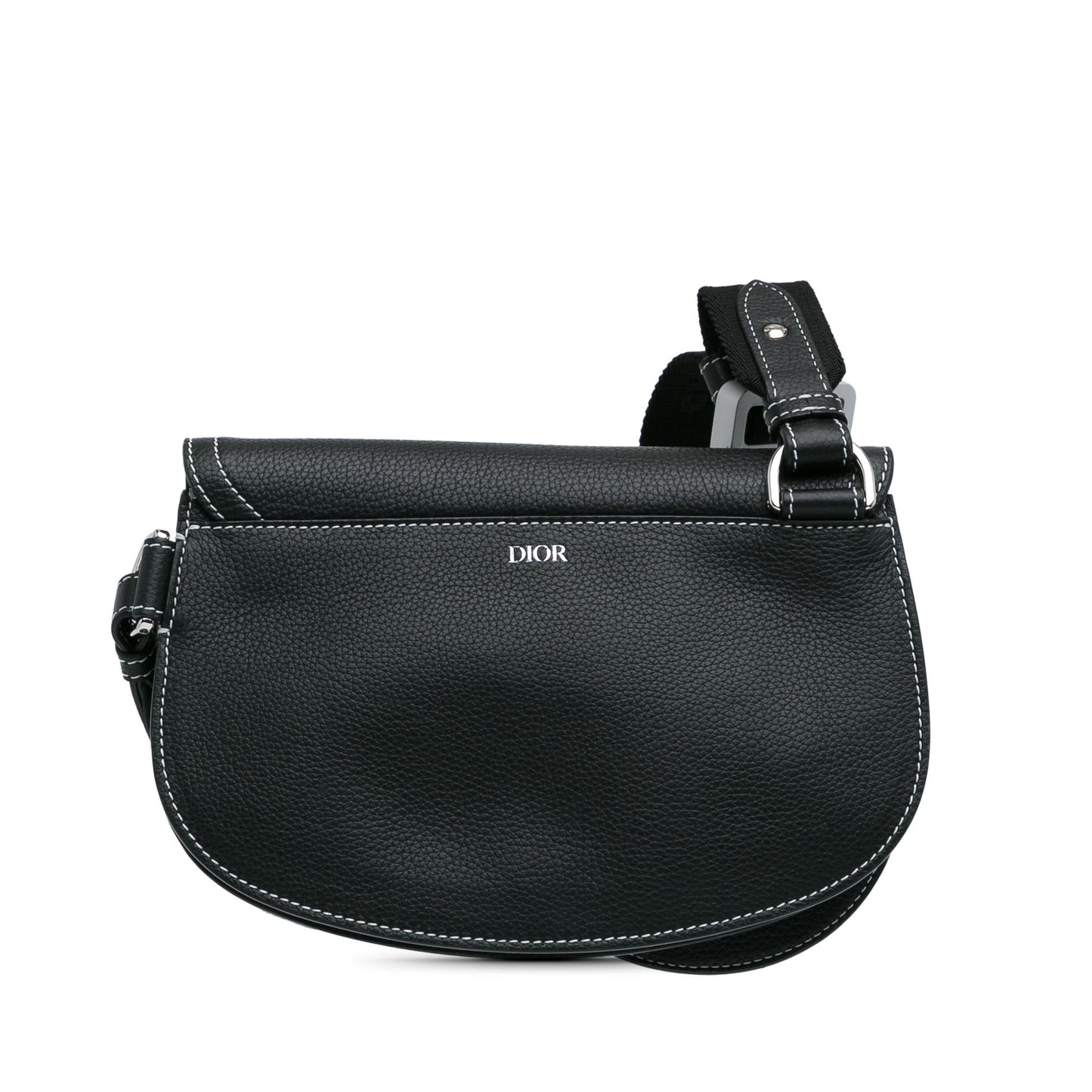 Dior Kaws Grained Calfskin Saddle Pouch (SHG-M72M8X)