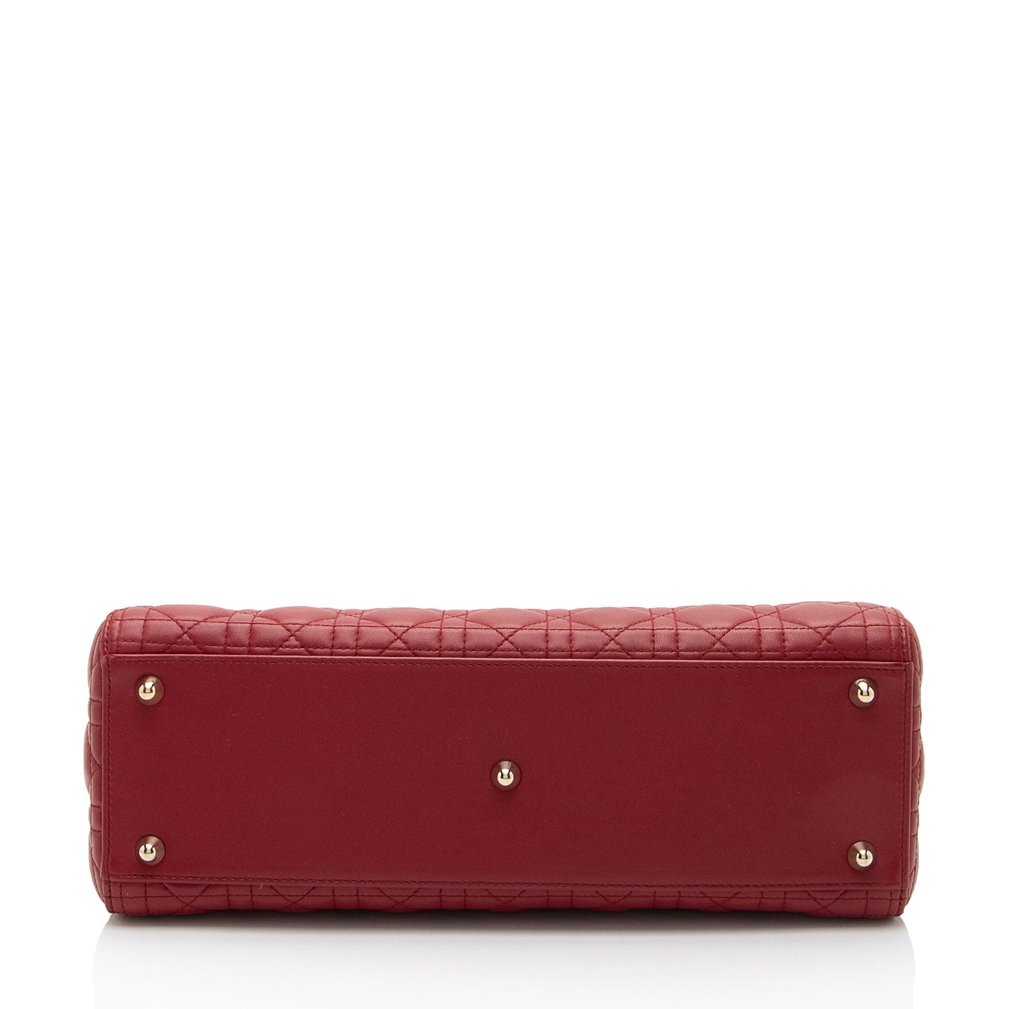 Dior Lambskin Lady Dior Large Tote (SHF-QajY9m)