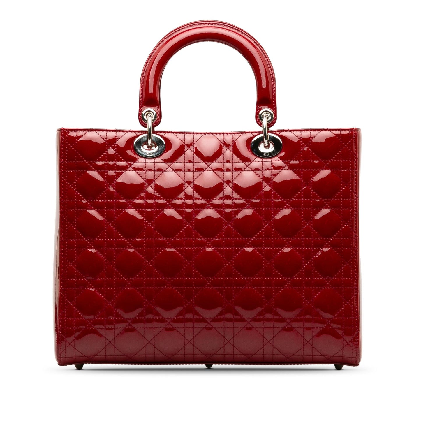 Dior Large Cannage Patent Lady Dior (SHG-ZMJz7k)
