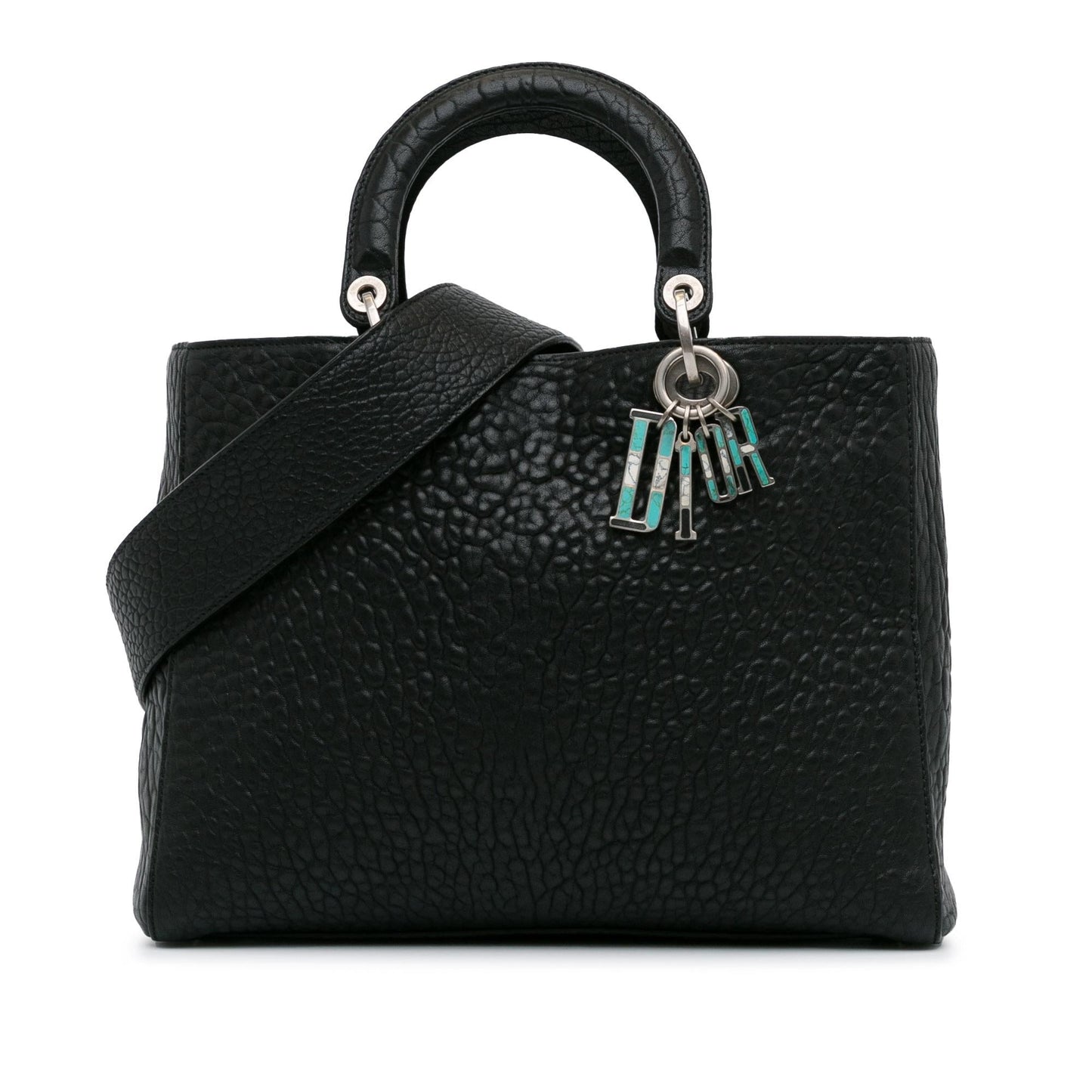 Dior Large Canyon Grained Lambskin Lady Dior (SHG-Obzds1)