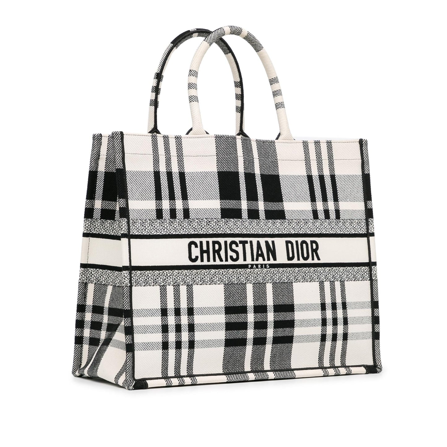 Dior Large Check'n'Dior Book Tote (SHG-ZkMe5m)