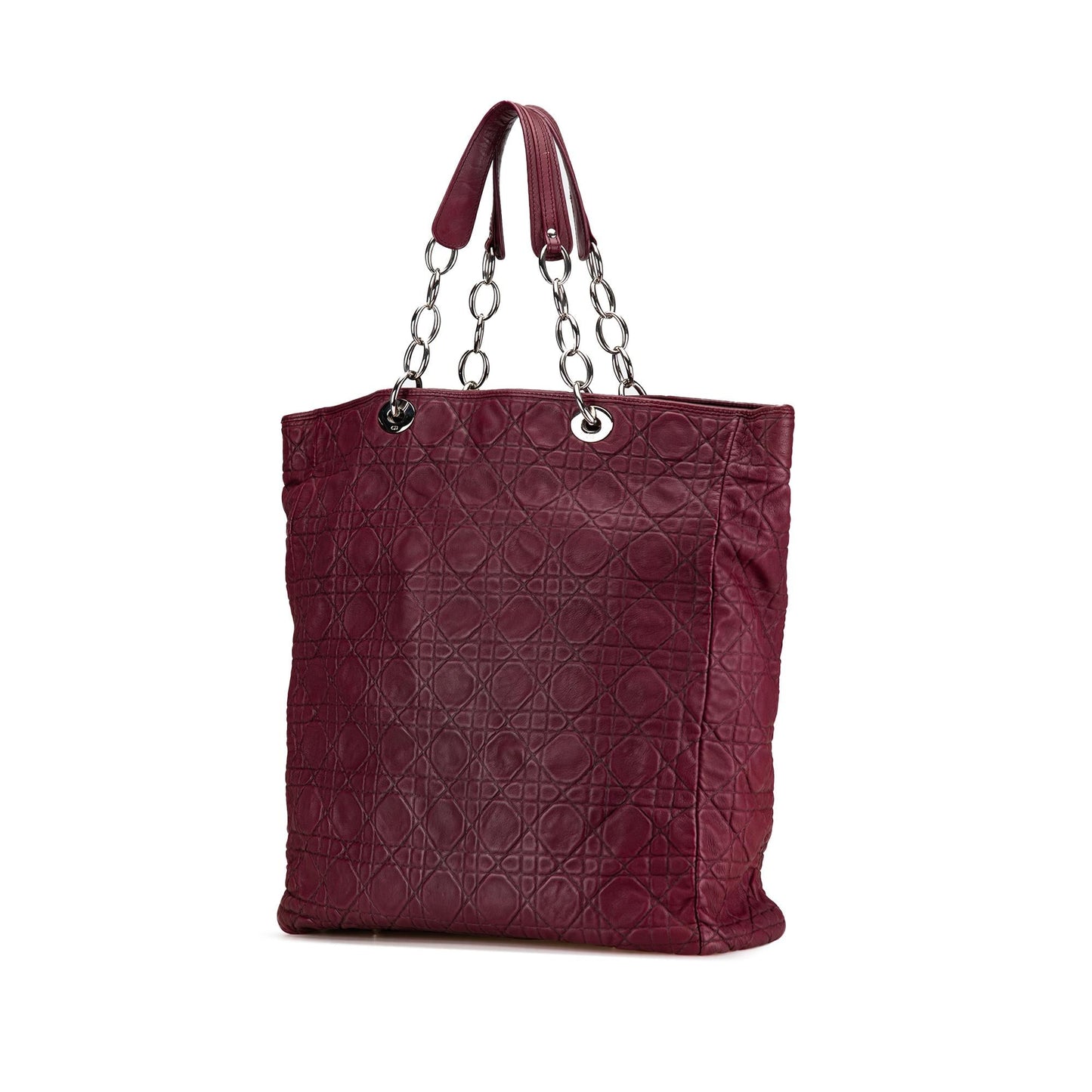 Dior Large Lambskin Cannage Lady Dior Soft Shopping Tote (SHG-kg4Y5I)