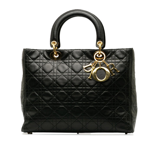 Dior Large Lambskin Cannage Lady Dior (SHG-1eYJTj)
