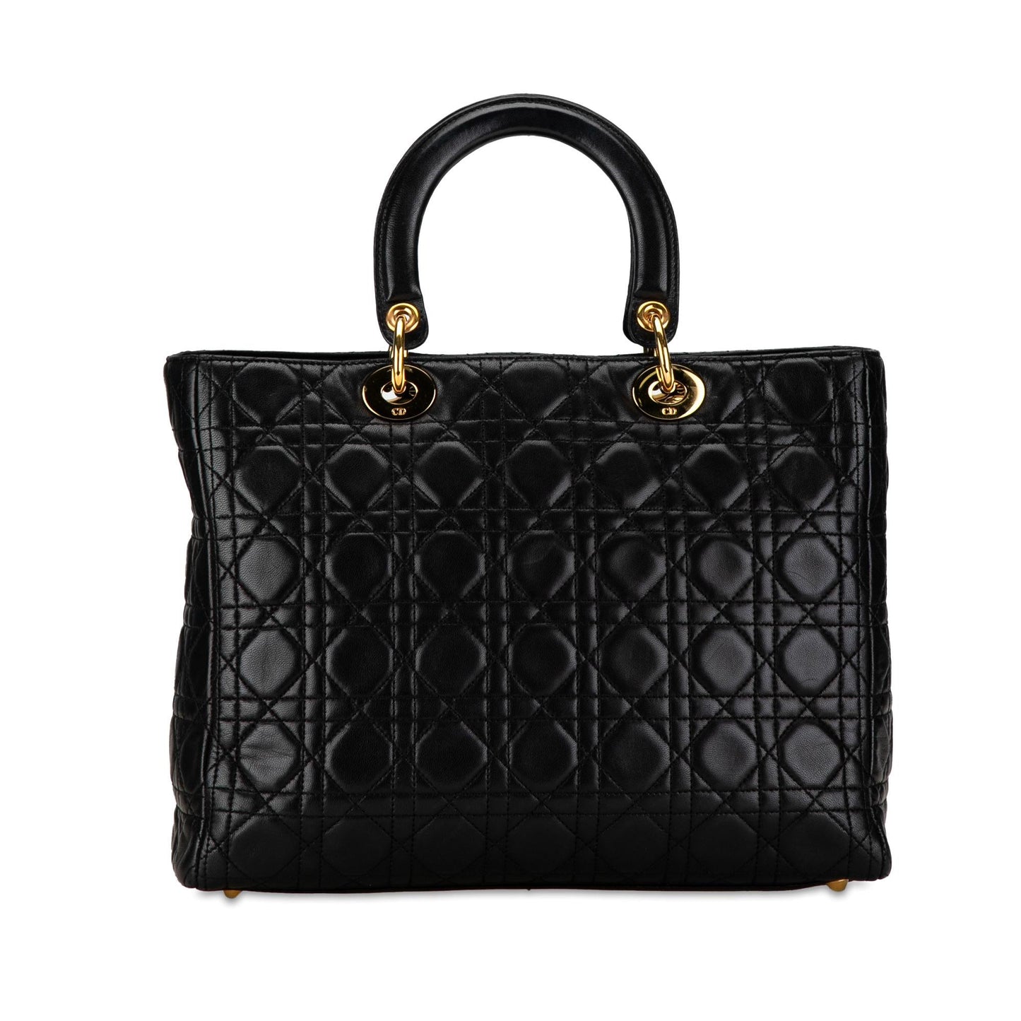 Dior Large Lambskin Cannage Lady Dior (SHG-sQptKF)