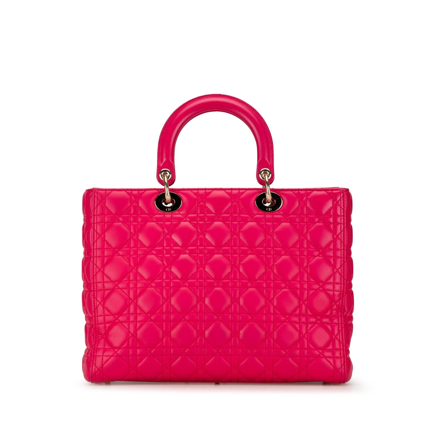 Dior Large Lambskin Cannage Lady Dior (SHG-7kJLTT)