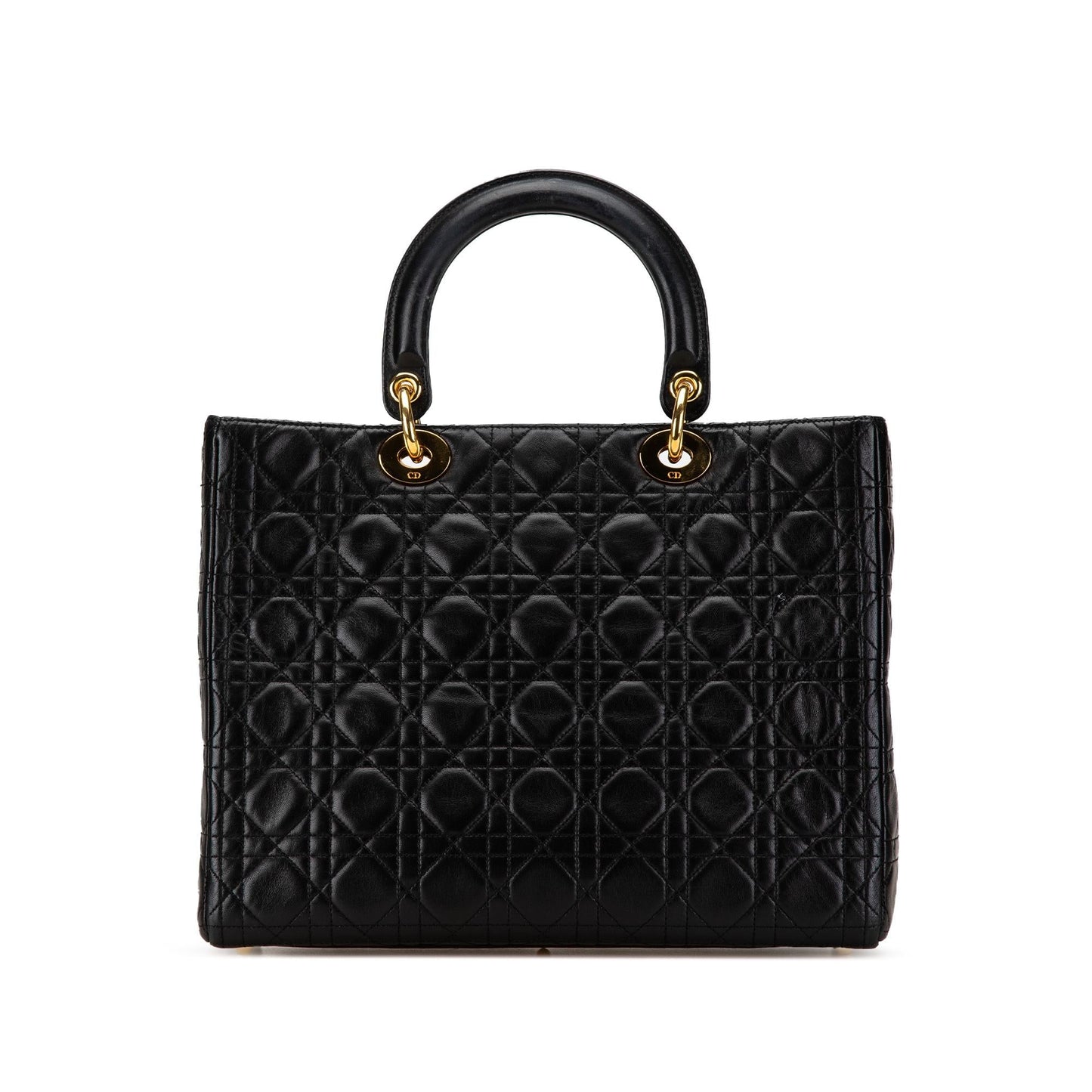 Dior Large Lambskin Cannage Lady Dior (SHG-04vEqj)