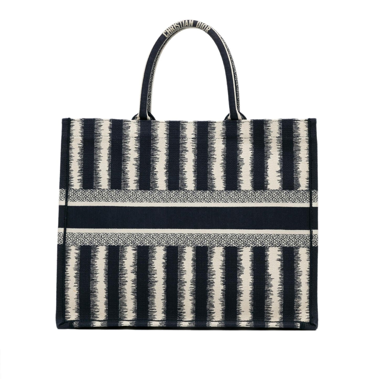 Dior Large Striped Book Tote (SHG-WRxHGK)