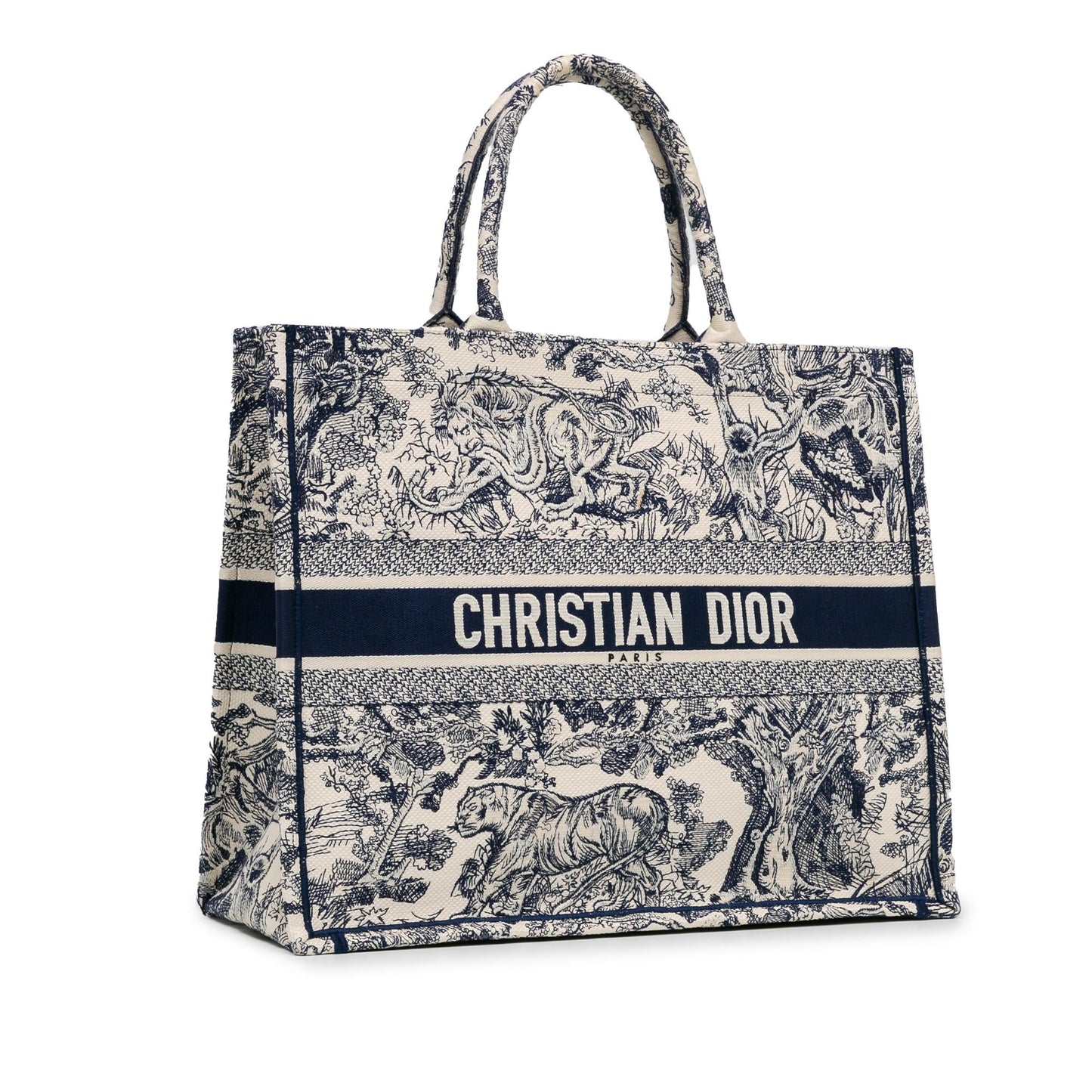 Dior Large Toile De Jouy Book Tote (SHG-P9XqZV)