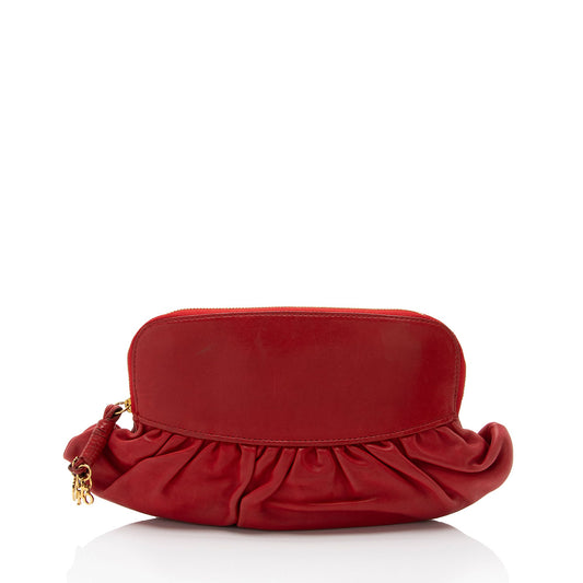 Dior Leather Gypsy Clutch (SHF-LhCDVO)