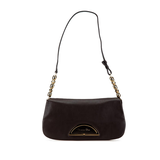 Dior Leather Malice Flap Shoulder Bag (SHG-WclOgO)