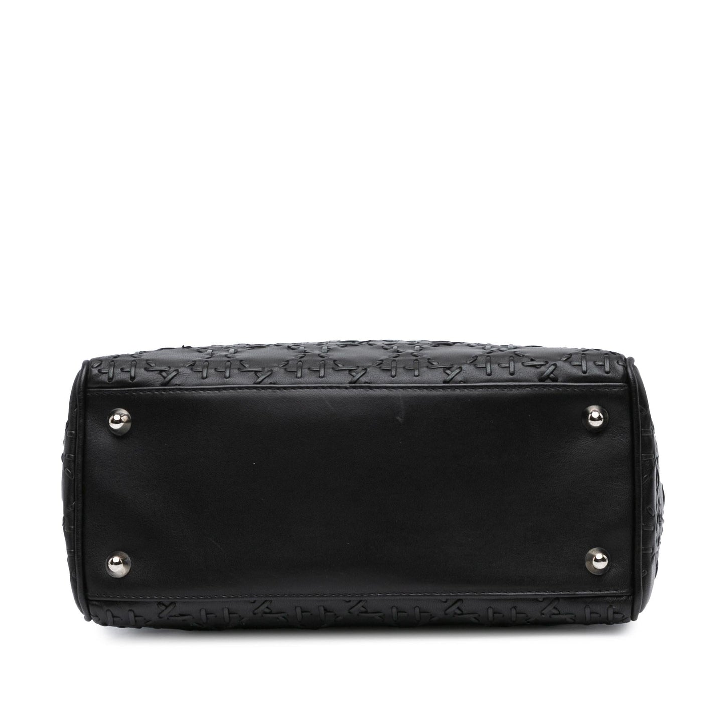 Dior Medium Calfskin Cannage Whipstitch Lady Dior (SHG-kCuMd8)