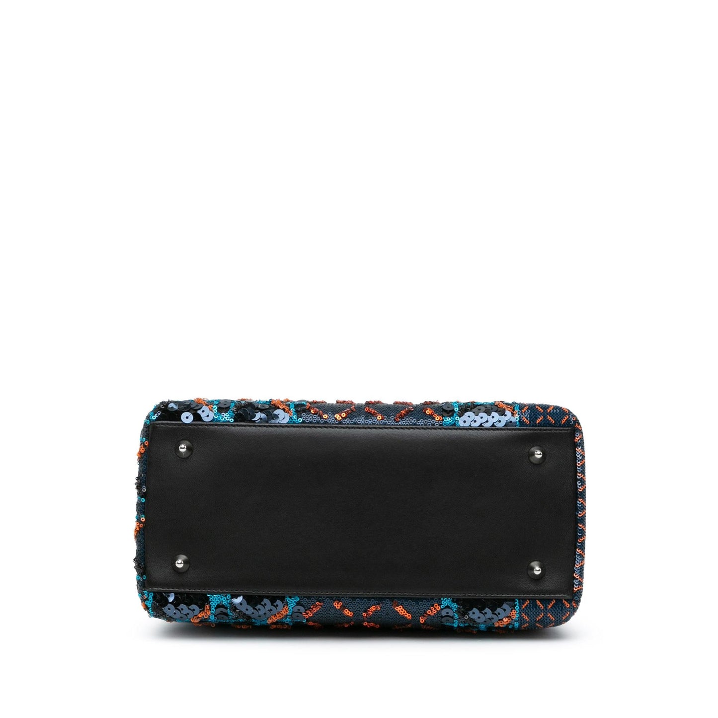 Dior Medium Calfskin Sequin Embellished Lady Dior (SHG-Yt68qB)