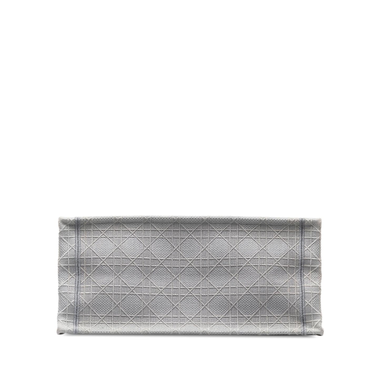 Dior Medium Cannage Embroidered Book Tote (SHG-dwrZnB)