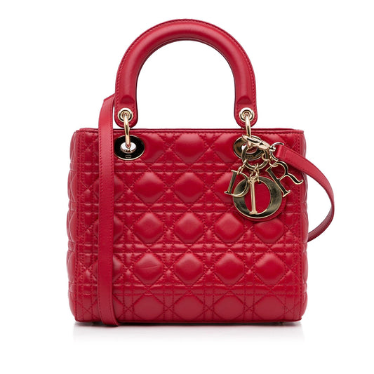Dior Medium Cannage Lady Dior (SHG-Q2AcXK)