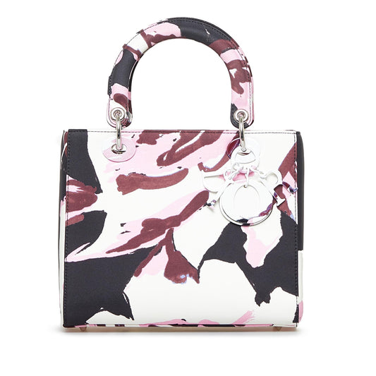 Dior Medium Canvas Floral Graffiti Lady Dior (SHG-sLOdUT)