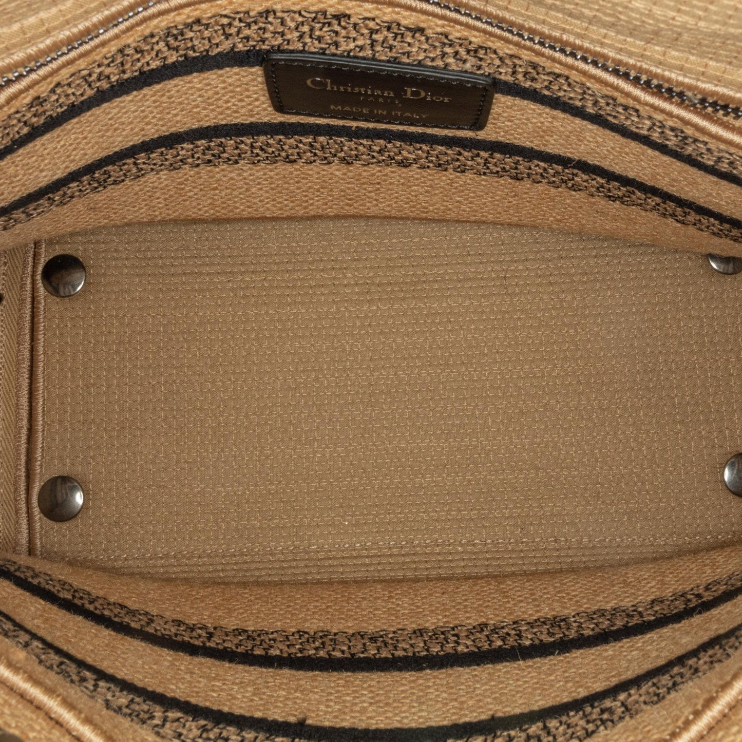 Dior Medium Canvas Jute Embroidered Lady D Lite (SHG-n0q8oJ)