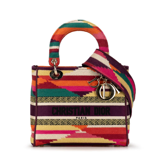 Dior Medium Canvas Lady D-Lite (SHG-MQ2RvY)