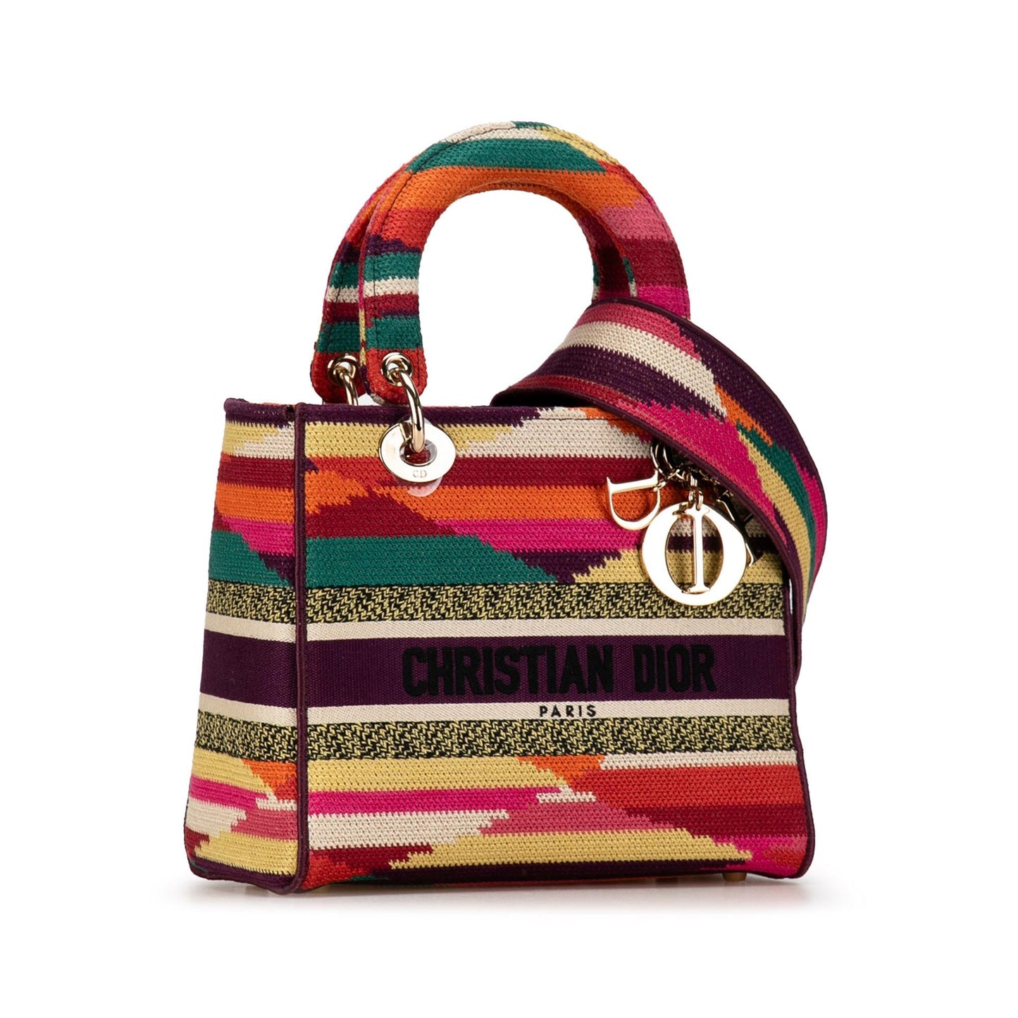 Dior Medium Canvas Lady D-Lite (SHG-MQ2RvY)