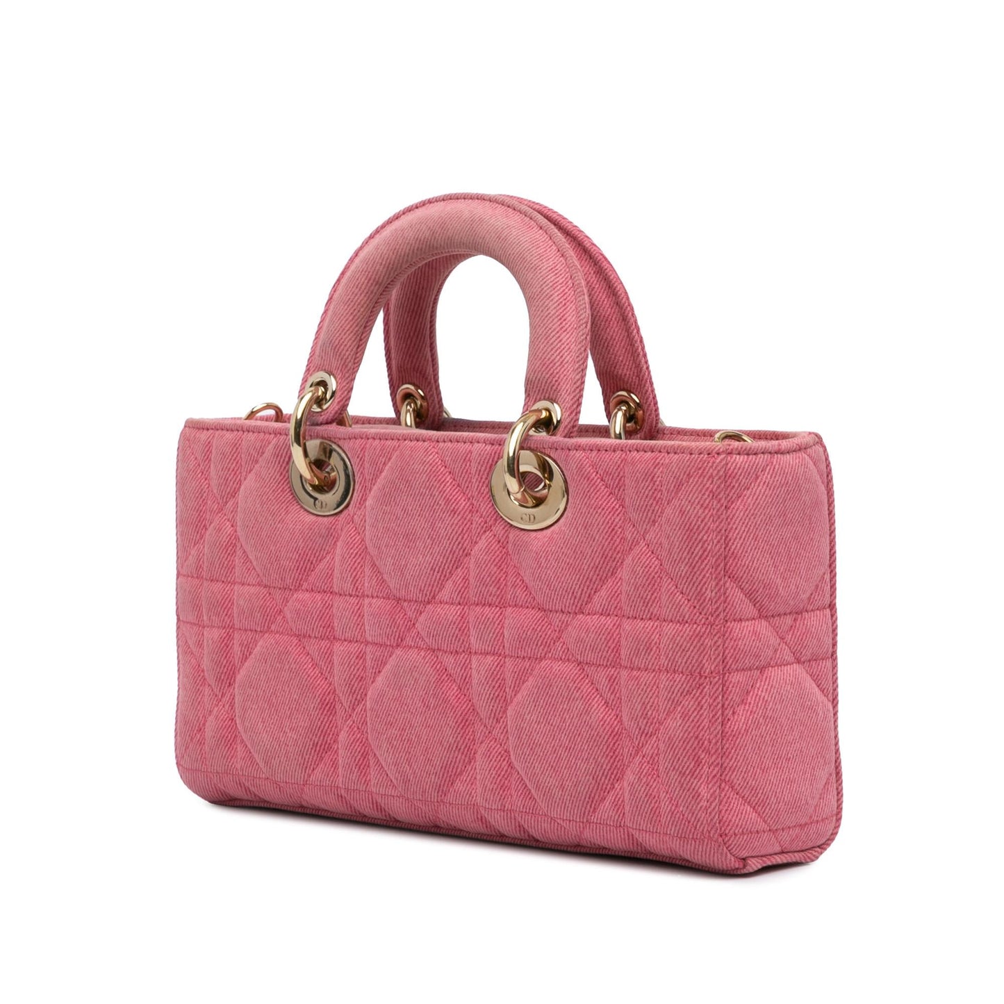 Dior Medium Denim Macrocannage Lady D Joy (SHG-Xs8HYW)