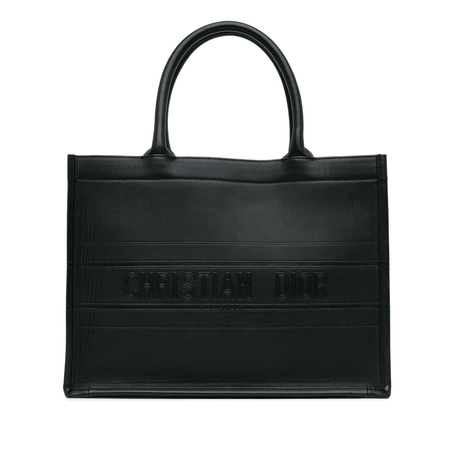 Dior Medium Embossed Leather Book Tote (SHG-vhIfQk)