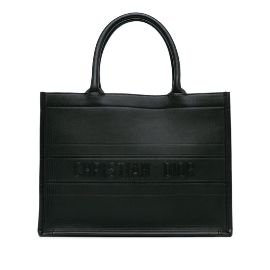 Dior Medium Embossed Leather Book Tote (SHG-vhIfQk)