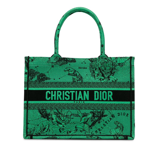 Dior Medium Embroidered Canvas Book Tote (SHG-4wzOJQ)