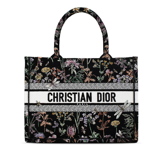 Dior Medium Embroidered Herbarium Book Tote (SHG-kasyJl)