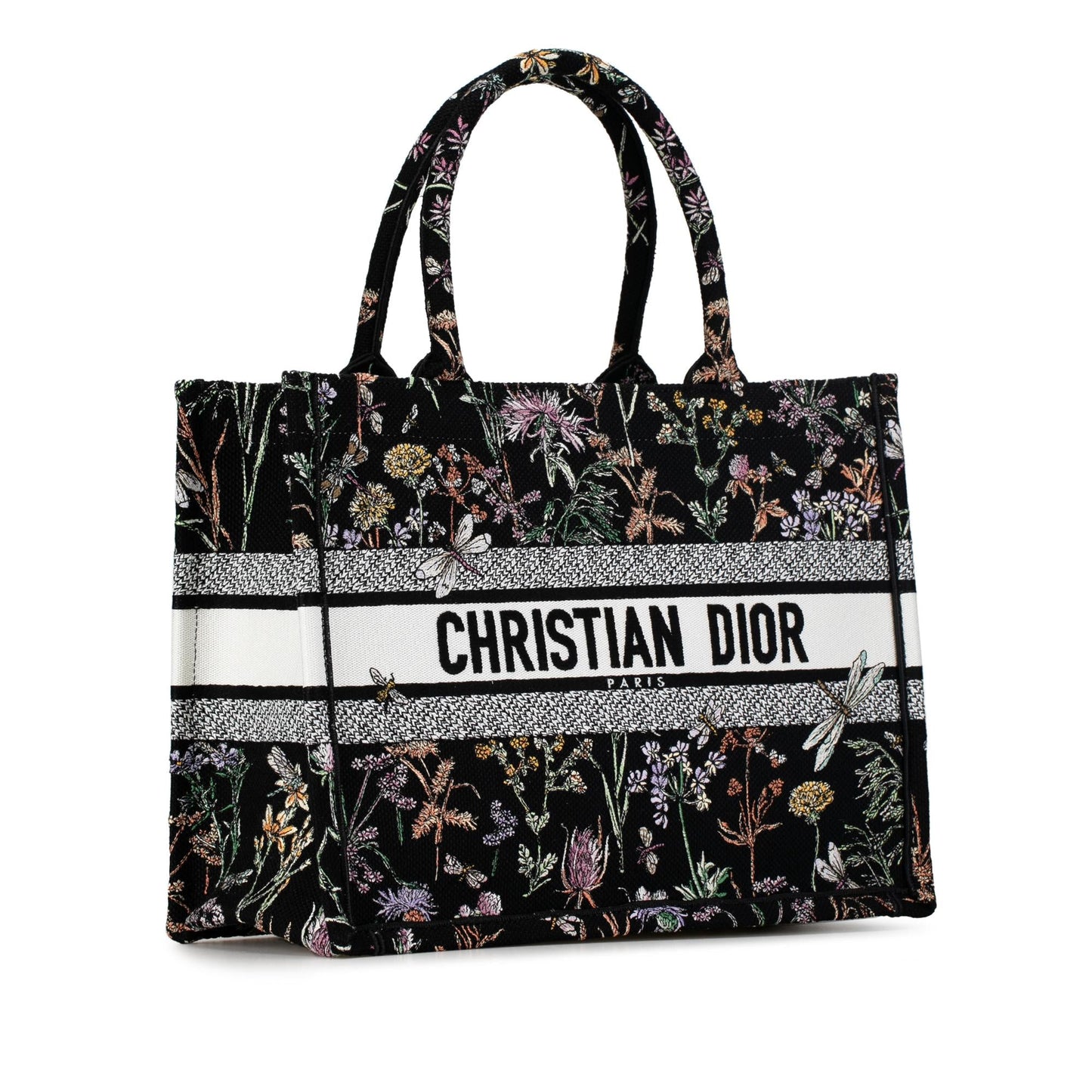 Dior Medium Embroidered Herbarium Book Tote (SHG-kasyJl)