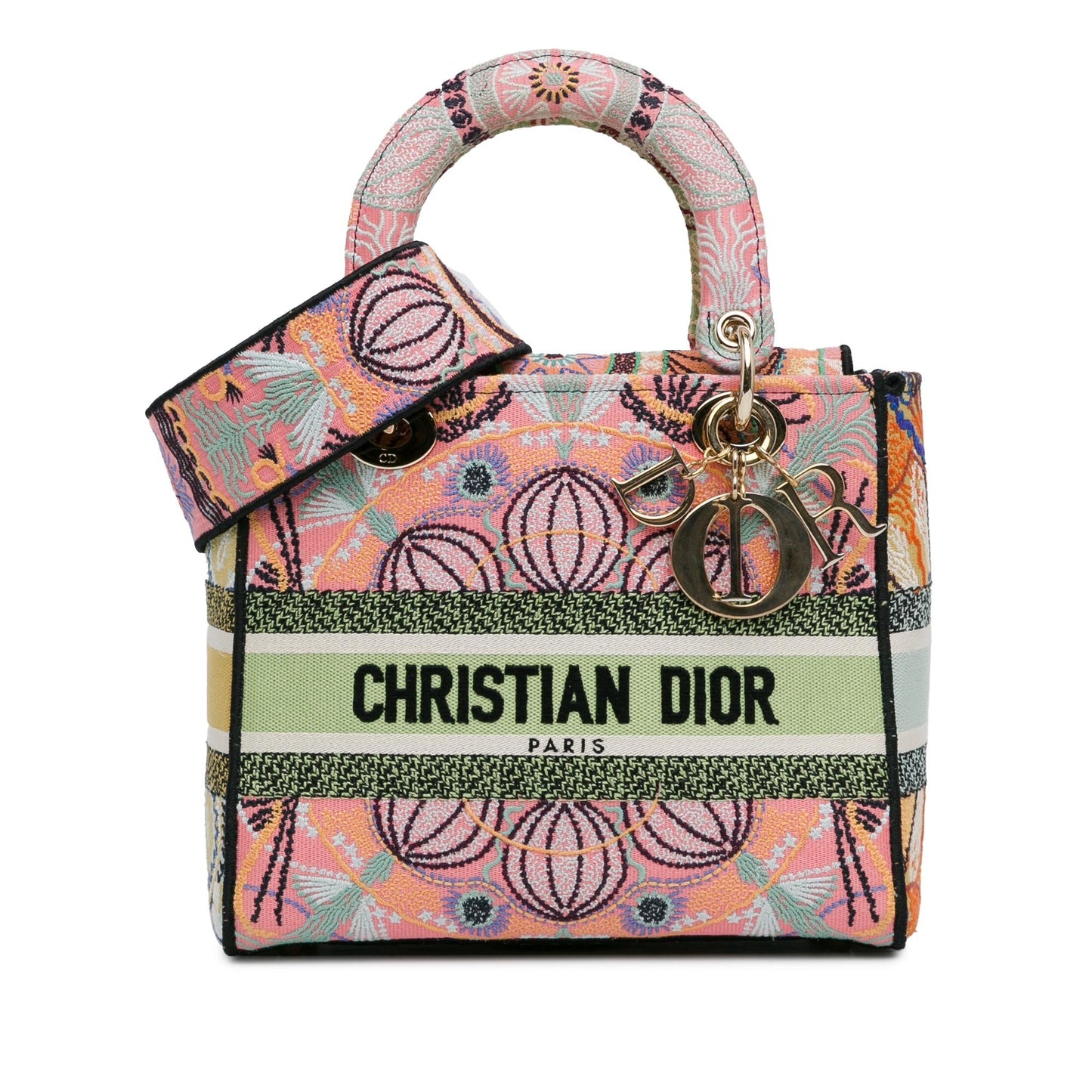 Dior Medium Embroidered In Lights Lady D-Lite (SHG-SQ6wEf)