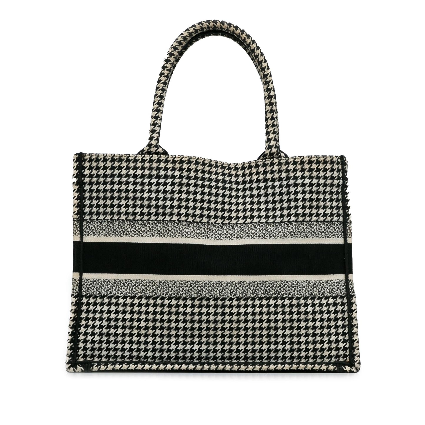 Dior Medium Houndstooth Book Tote (SHG-pPdPtp)