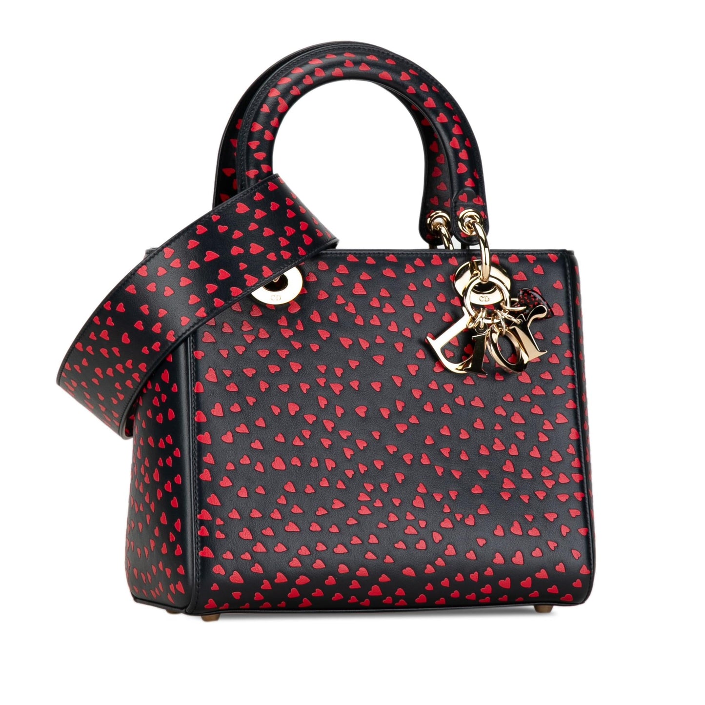 Dior Medium I Love Paris Lady Dior Satchel (SHG-MxNdsU)