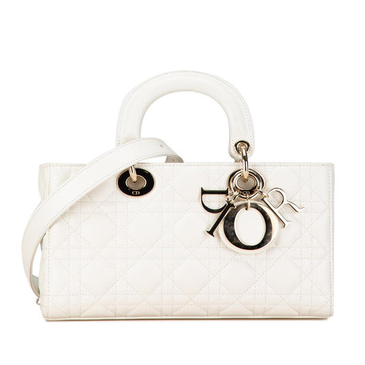 Dior Medium Lambskin Cannage Lady D-Joy (SHG-MxRuTB)