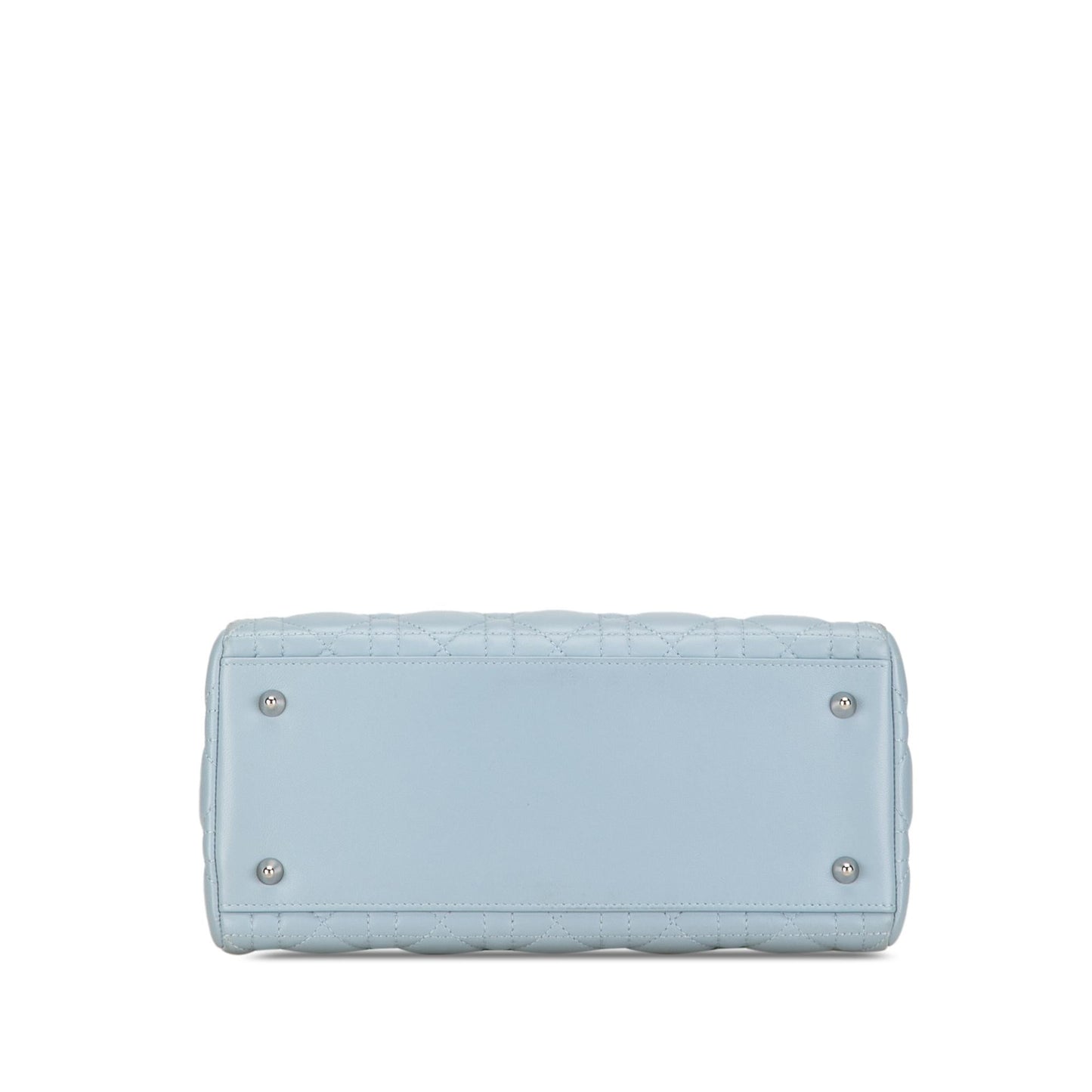 Dior Medium Lambskin Cannage Lady Dior (SHG-RhyooW)