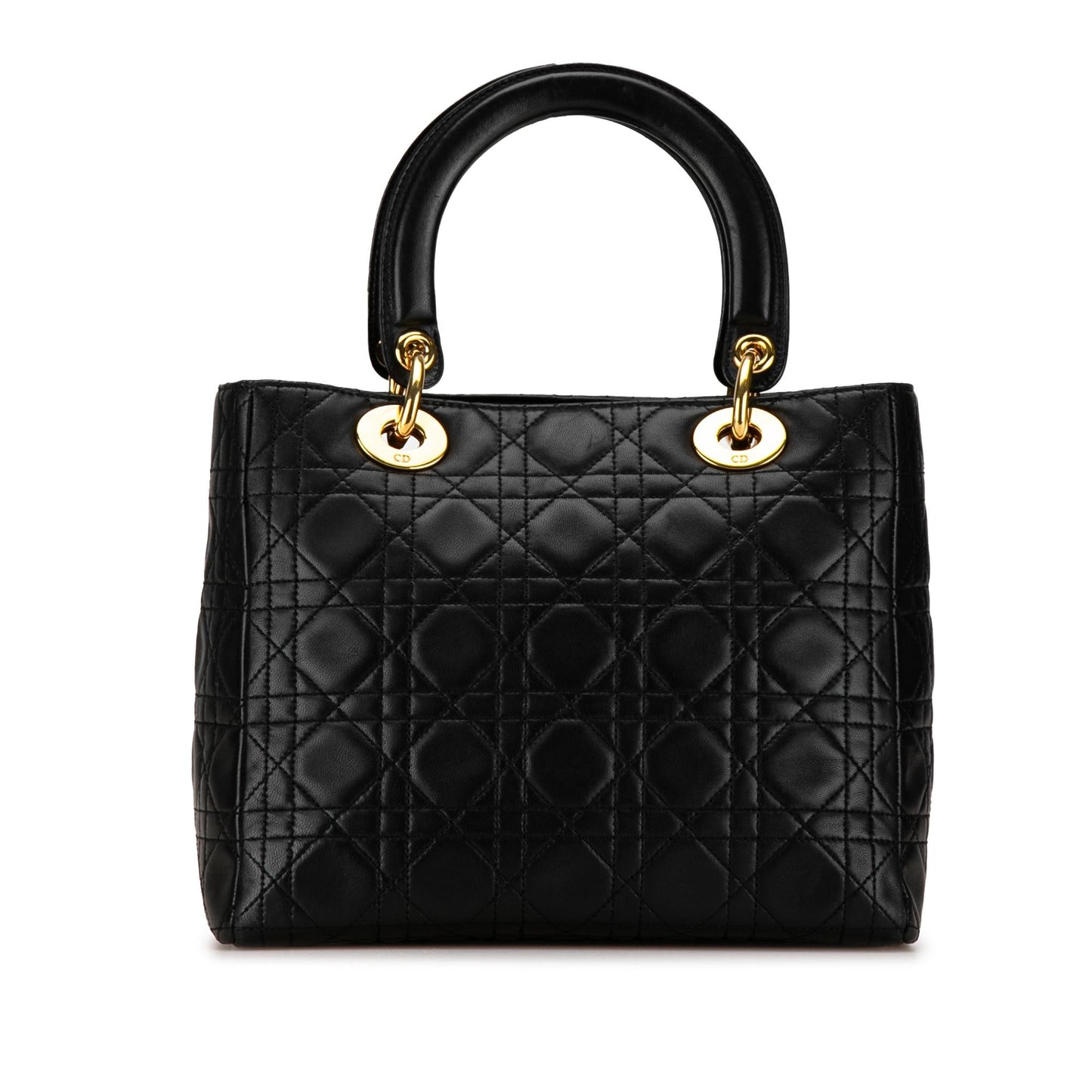 Dior Medium Lambskin Cannage Lady Dior (SHG-7yVsfc)