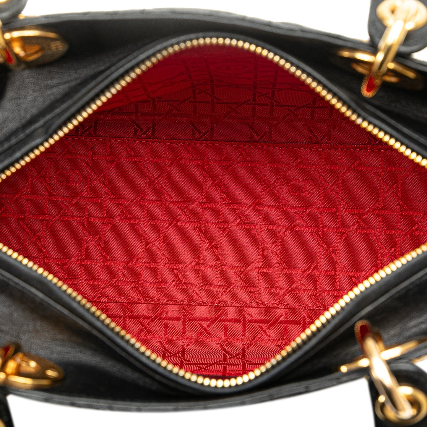 Dior Medium Lambskin Cannage Lady Dior (SHG-4STkYI)